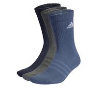 adidas Calzini unisex imbottiti con equipaggio 3 paia di calzini, KM, Leggenda Inchiostro/Inchiostro Preamato/Grigio scuro, M