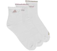 adidas Calzini womens quarter Sock 3 Pair Pack in Bianco M