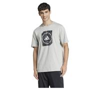 adidas Camo Shape Graphic T-Shirt, Wonder Silver, L Uomo