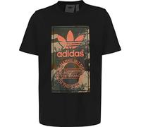adidas Camo Tongue Tee, Stampa Grafica (Manica Corta Unisex-Adulto, Nero, XL