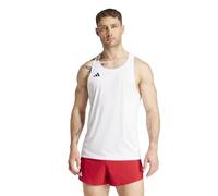 adidas Canotta da corsa Adizero Essentials da uomo, bianco, L