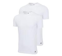 Adidas Underwear Active Flex Cotton Short Sleeve Base Layer 2 Units Bianco L Uomo