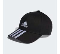 Adidas Cappellino Unisex Baseball 3-Stripes Cotton Twill - Colore : Black/White