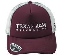 Adidas Cappello Baseball Uomo Texas A&M Aggies NCAA Foam Trucker Regolabile