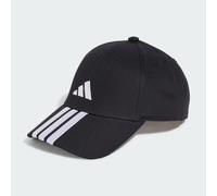 Adidas Cappello Cappellino Berretto Uomo cotone Baseball 3 strisce Nero jg1072