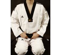 Adidas Champion 3-Stripe Uniform Military Uniform Taekwondo Dobok NUOVO BIANCO