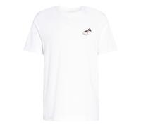 adidas Homme Coffee Cafe CHEESCAKE Graphic T-Shirt, White, L
