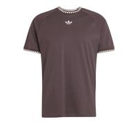 Adidas - Chest Stripes Engineered Collar Tee - - Sport - Uomo - Marrone - M