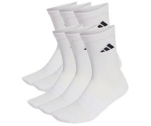 adidas Cishioned Crew 6pcs Calze M Bianco