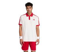 adidas Men Heritage Polo White/Red XL