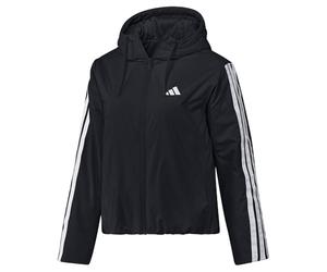 adidas Climawarm - Giacca termica da donna con cappuccio, 3 strisce, taglia L, colore: nero