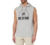 Adidas CLSH21-B-107 COMMUNITY 21 SLEEVELESS HOODY BOXING Maglia lunga Unisex - Adulto Medium Grey HeatherBlack S