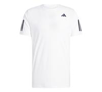 Adidas Club 3 Stripes Short Sleeve T-shirt Bianco S Uomo