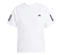 adidas Donna Club 3 Stripe Tennis Climacool Shirt, White, M