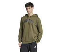 adidas Codes Camouflage Linear Graphic Hoodie Felpa con Cappuccio, Olive Strata, L Uomo