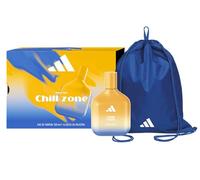 adidas, Cofanetto Regalo Vibes Chill Zone, Eau de Parfum 100 ml e Sacca adidas Blu