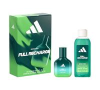 adidas, Cofanetto Regalo Vibes Full Recharge, Eau de Parfum 30ml e Docciaschiuma 100ml