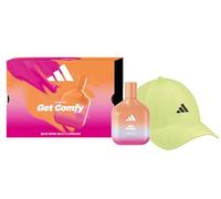 adidas, Cofanetto Regalo Vibes Get Comfy, Eau de Parfum 100 ml e Cappellino adidas Giallo con Visiera