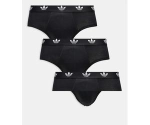 adidas - Comfort Flex Cotton - Confezione da 3 slip in cotone neri-Nero 2XL