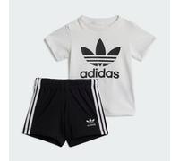 ADIDAS COMPLETINO BERMUDA+T-SHIRT - BIANCO/NERO - JE0521