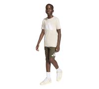 Completo adidas T-shirt e pantaloni corti Essentials beige bianco junior - 152