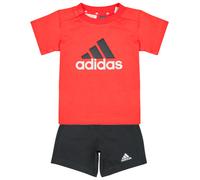 adidas Completo Essentials Organic Cotton Tee and Shorts Set in Rosso 0 / 3 mesi