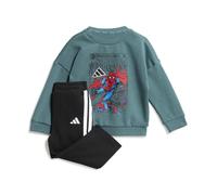 Adidas Completo Marvel Spiderman Pretea/White da Bambino 9-12 Mesi Green