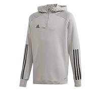 adidas Condivo 20 Track Hoodie, Giacca da Allenamento con Cappuccio Bambino, Team Mid Grey/Black, 116