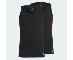 Adidas Confezione da 2 Pezzi Canotta Intima Uomo Active Core Flex - NER (Nero)