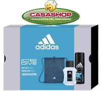 Adidas, Confezione Regalo Uomo Ice Dive con Sacca Zainetto