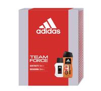 Adidas, Confezione Regalo Uomo Team Force, Profumo Uomo 50 ml e Gel Doccia Bagnoschiuma 3in1 250 ml