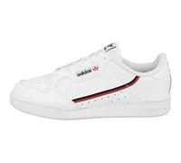 Adidas Continental 80 C Scarpe da Ginnastica, Unisex - Bambini, Ftwr White/Scarlet/Collegiate Navy, 35 EU