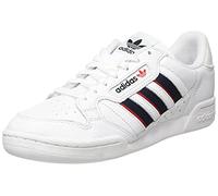 Adidas Continental 80 Stripes, Scarpe da Ginnastica Uomo, White/Collegiate Navy/Vivid Red, 40 EU