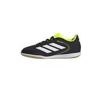 adidas Copa Indoor Court League Football Boots Kids, Scarpe da Calcio Unisex-Bambini, Core Black/Ftwr White/Lucid Lemon, 33 1/2 EU