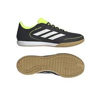 adidas Copa Indoor Court League Football Boots, Scarpe da Calcio Unisex-Adulto, Core Black/Ftwr White/Lucid Lemon, 46 2/3 EU