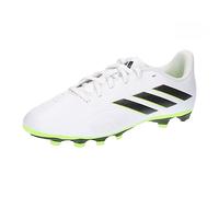 adidas Copa Pure.4 FxG J, Football Shoes (Firm Ground), Ftwr White Core Black Lucid Lemon, 28 EU