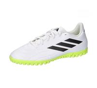 adidas Copa Pure.4 Tf, Football Shoes (Turf) Unisex-Adulto, Ftwr White/Core Black/Lucid Lemon, 45 1/3 EU