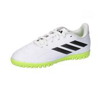 adidas Copa Pure.4 Tf J, Football Shoes (Turf), Ftwr White Core Black Lucid Lemon, 32 EU