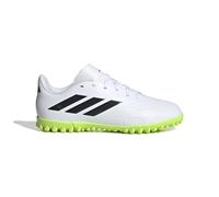 adidas Copa Pure.4 Tf J, Football Shoes (Turf), Ftwr White Core Black Lucid Lemon, 36 2/3 EU