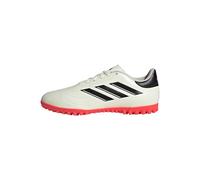adidas Copa Pure II Club Turf Boots, Scarpe da Calcio Unisex-Adulto, Ivory/Core Black/Solar Red, 48 EU