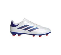 adidas Copa Pure Ii League - Scarpe da calcio Firm Ground (Little Kid/Big Kid) unisex per bambini, Bianco Lucid Blue Solar Red, 10.5 Little Kid