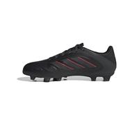 adidas Copa Pure III Club FG/MG Football Boots, Scarpe da Calcio Unisex-Adulto, Core Black/Carbon/Lucid Red, 42 2/3 EU