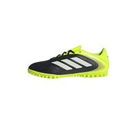 adidas Copa Pure III Club Turf Football Boots, Scarpe da Calcio Unisex-Adulto, Core Black/Ftwr White/Lucid Lemon, 42 2/3 EU