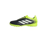 adidas Copa Pure III League Turf Football Boots Kids, Scarpe da Calcio Unisex-Bambini, Core Black/Cloud White/Lucid Lemon, 36 2/3 EU