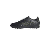 adidas Copa Pure III League Turf Football Boots Kids, Scarpe da Calcio Unisex-Bambini, Core Black/DGH Solid Grey/Lucid Lemon, 32 EU