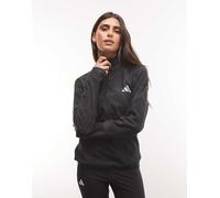 Drill top allenamento da donna con 1/2 zip adidas Noir XS