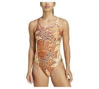 Costume da bagno intero adidas x Farm 3-Stripes Marron 40