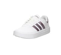adidas Court Platform Shoes, Sneakers Donna, Bianco (Ftwr White/Matt Purple Met./Wonder Oxide), 38 EU