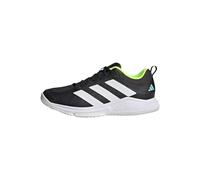 adidas Court Team Bounce 2.0 Shoes, Scarpe Donna, Core Black/Cloud White/Flash Aqua, 40 2/3 EU