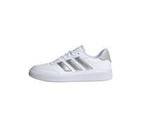 adidas Courtblock Shoes, Scarpe da ginnastica Donna, Cloud White Silver Metallic Grey Two, 40 2/3 EU